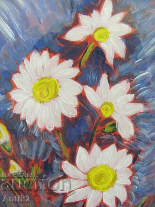 Oil painting on cardboard signed 31x23 cm. with price 19.50 BGN | € 9.97 Oil painting on cardboard signed 31x23 cm. with price 19.50 BGN | € 9.97