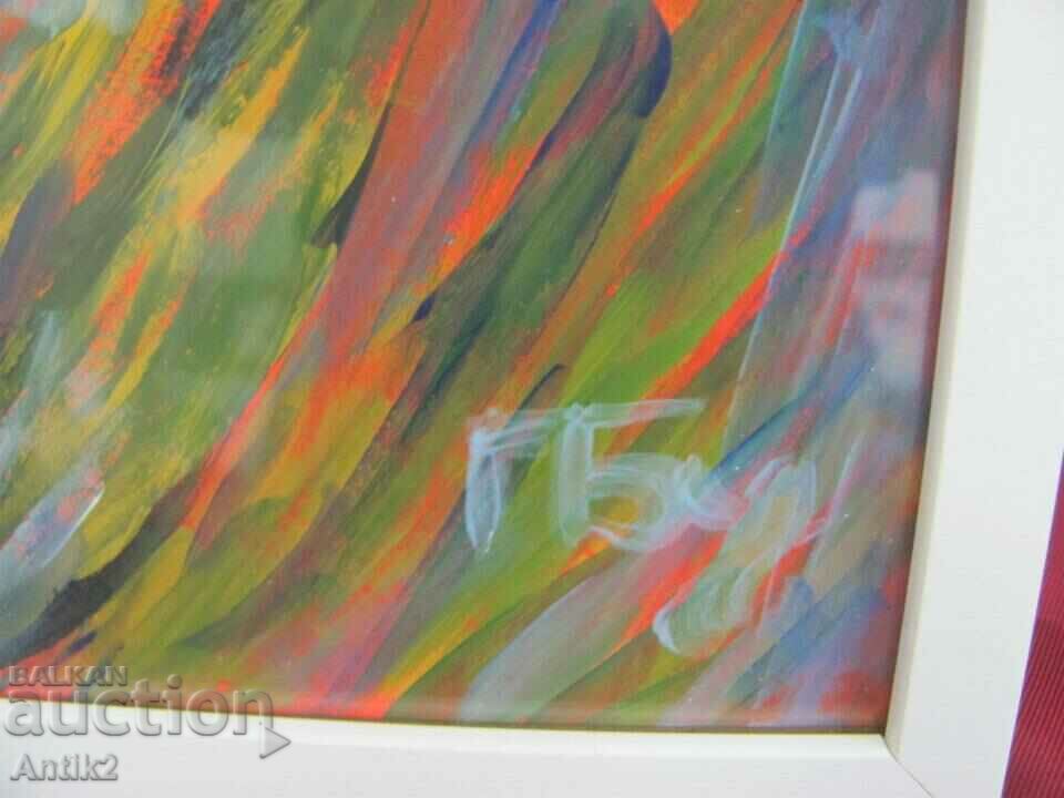 Delivery of Oil painting on cardboard signed 31x23 cm. Delivery of Oil painting on cardboard signed 31x23 cm.