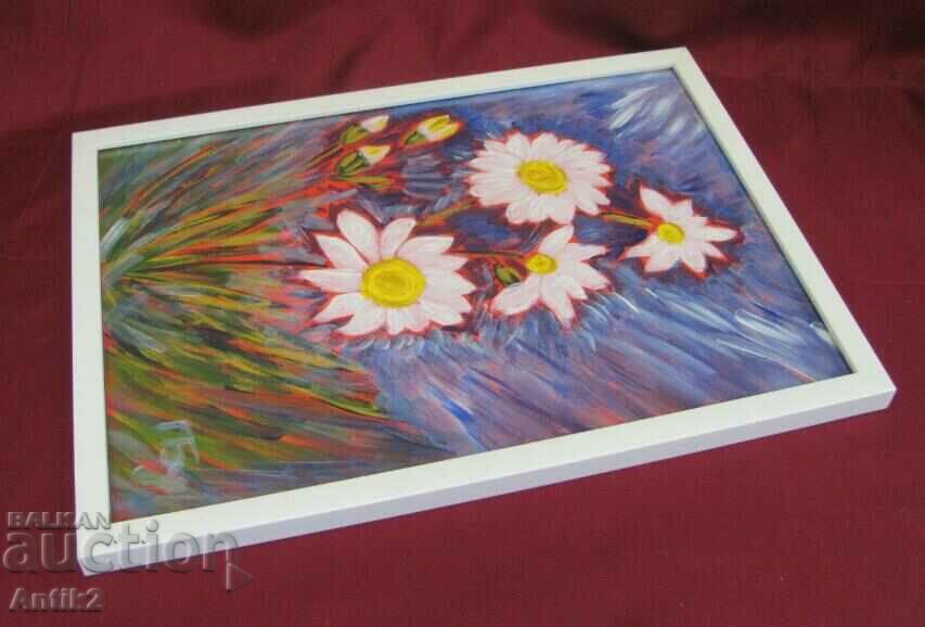 Oil painting on cardboard signed 31x23 cm. - 5 Oil painting on cardboard signed 31x23 cm. - 5