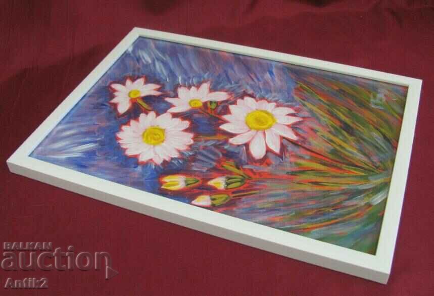 Oil painting on cardboard signed 31x23 cm. - 6 Oil painting on cardboard signed 31x23 cm. - 6