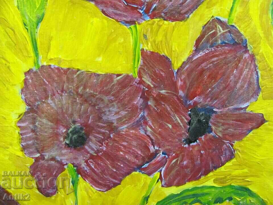 Licitație Tablou Ulei Carton Semnat 30x24 cm. Licitație Tablou Ulei Carton Semnat 30x24 cm.