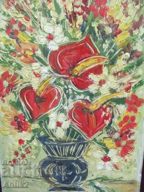 Painting Oil Phaser Signed 31x18 cm. with price 27.30 BGN | € 13.96 Painting Oil Phaser Signed 31x18 cm. with price 27.30 BGN | € 13.96