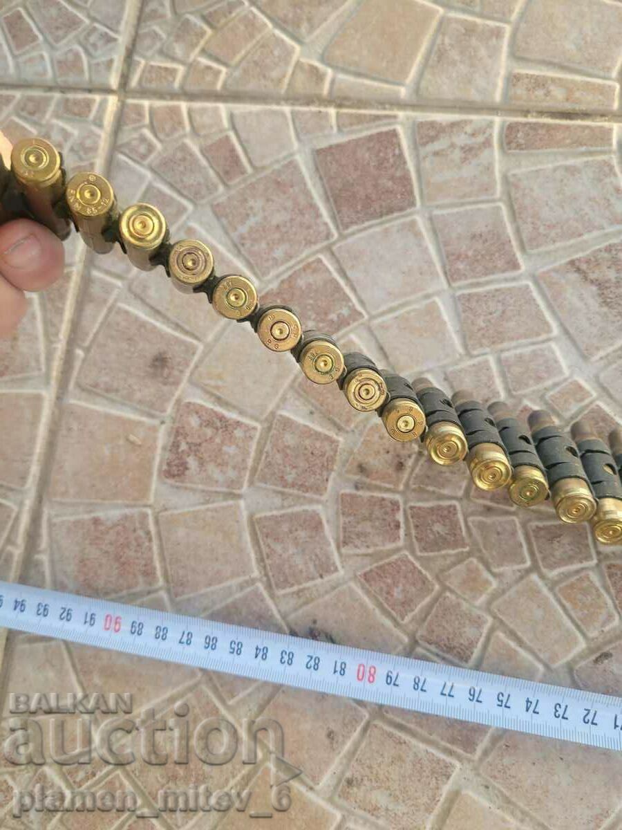 machine gun belt, cartridges, casings - 5 machine gun belt, cartridges, casings - 5