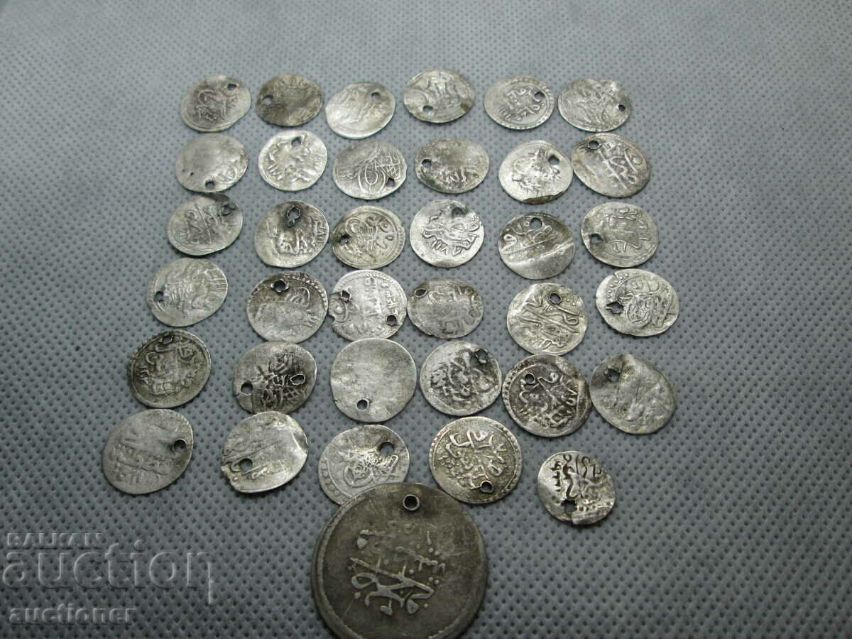 SILVER COINS, AHCHE AKCHE OTTOMAN COINS MANGERS with price 200.00 BGN | € 102.26