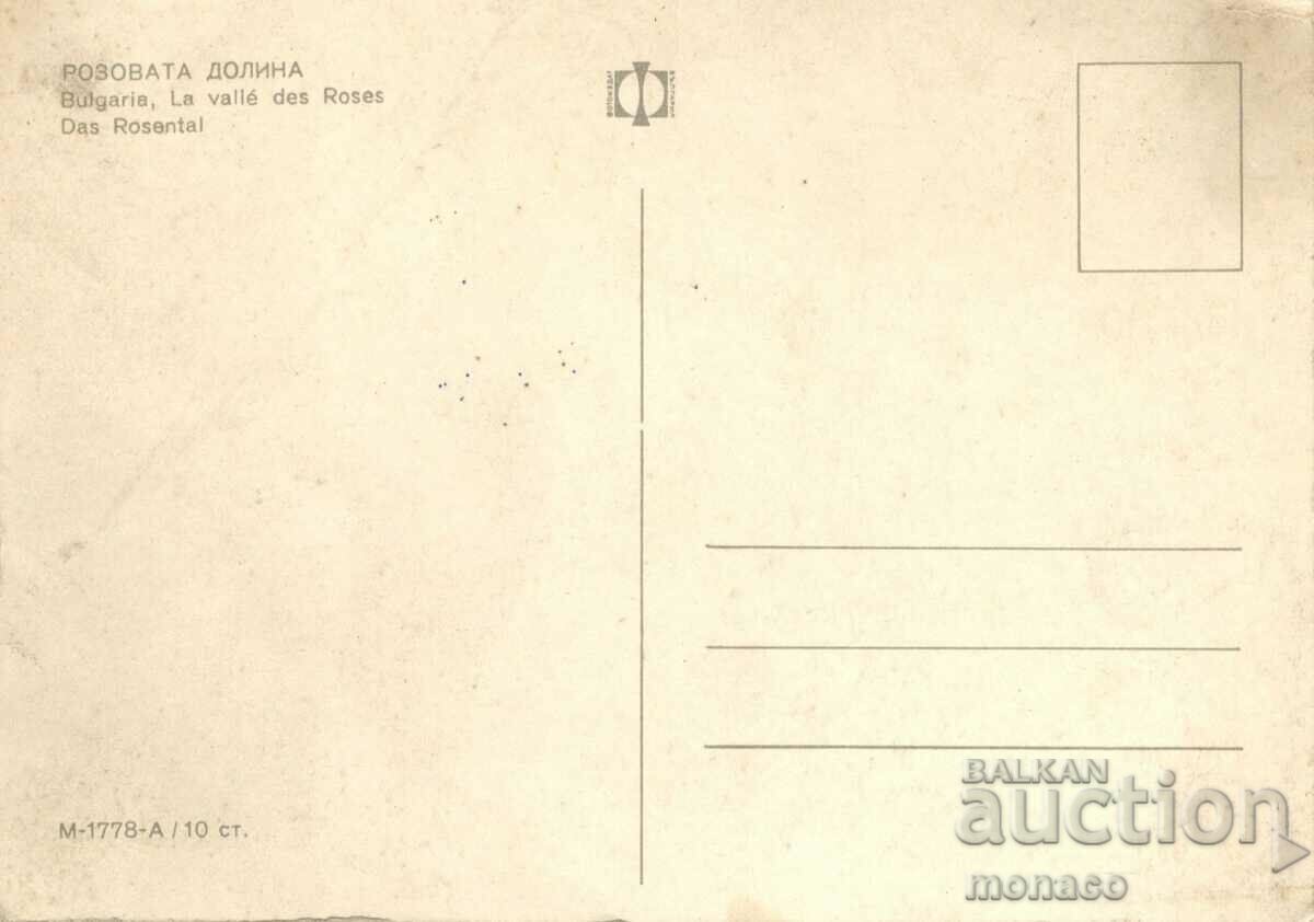 Old card - Rose Valley with price 0.65 BGN | € 0.33 Old card - Rose Valley with price 0.65 BGN | € 0.33