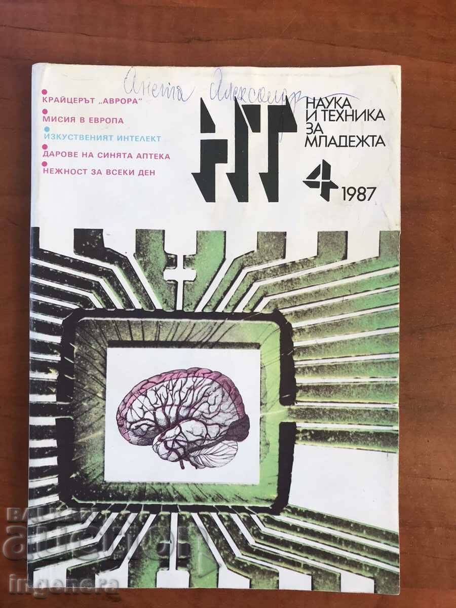 MAGAZINE "SCIENCE AND TECHNOLOGY FOR THE YOUTH" - KN. 4/1987