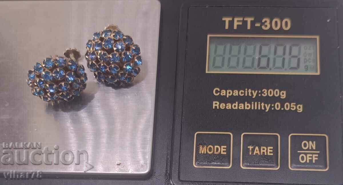 Old Russian silver earrings - 5 Old Russian silver earrings - 5