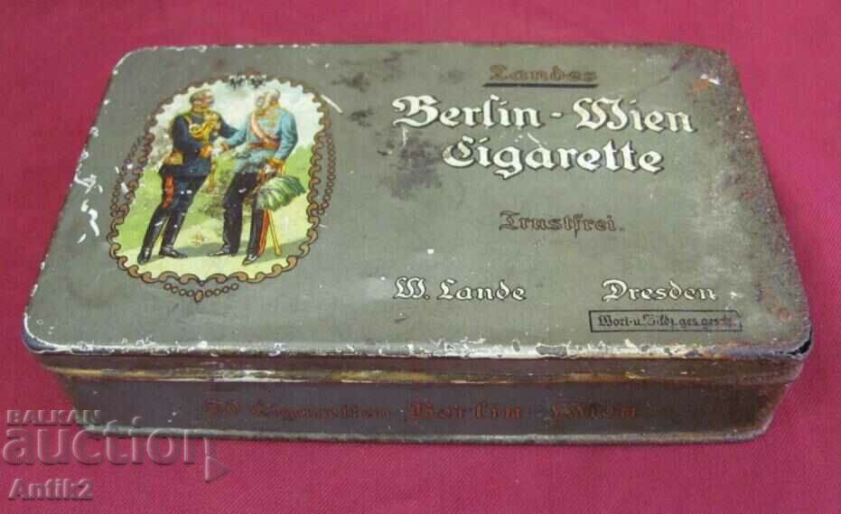 1915 Metal Cigarette Box - Kaiser Wilhelm Germany with price 90.00 BGN | € 46.02