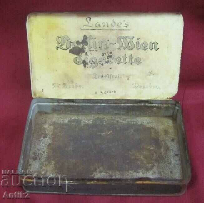 Auction  1915 Metal Cigarette Box - Kaiser Wilhelm Germany