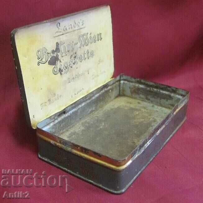 1915 Metal Cigarette Box - Kaiser Wilhelm Germany - 5
