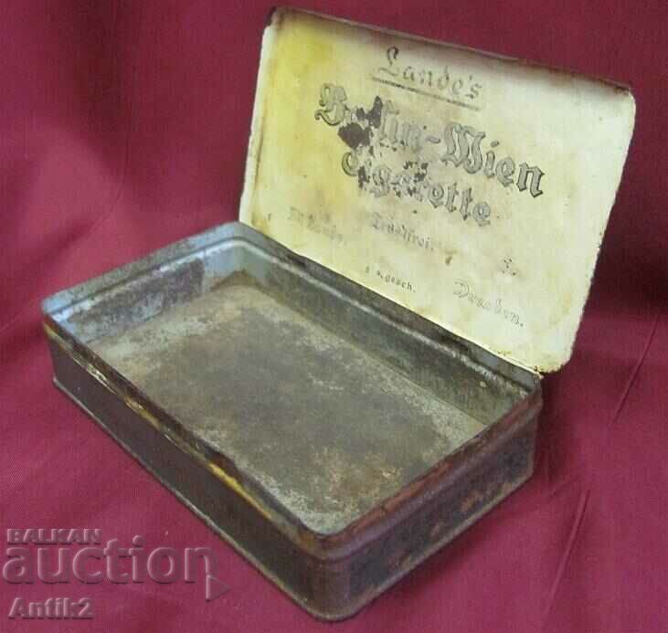 1915 Metal Cigarette Box - Kaiser Wilhelm Germany - 6