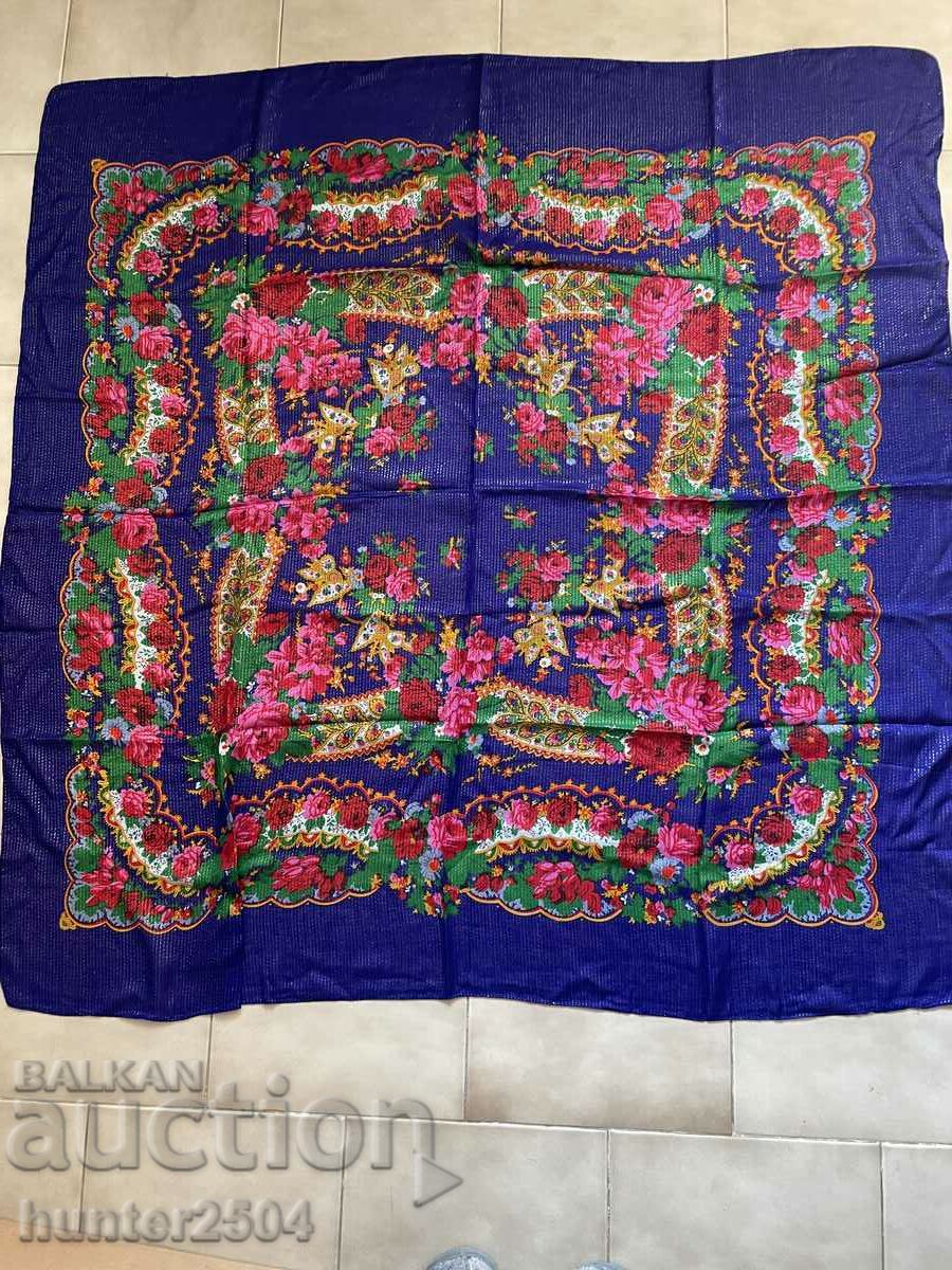 Scarf, kerchief-125/125 cm, cashmere, USSR