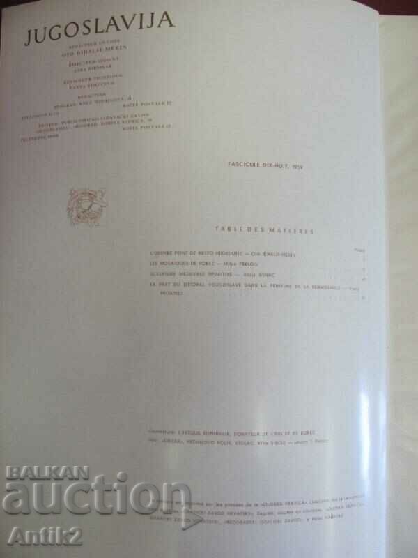 Auction 1959 Vintich Art Magazine Yugoslavia Auction 1959 Vintich Art Magazine Yugoslavia