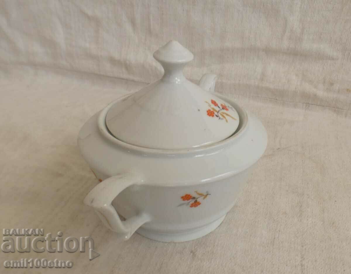 Доставка на Красива захарница стар немски порцелан KAHLA Доставка на Красива захарница стар немски порцелан KAHLA