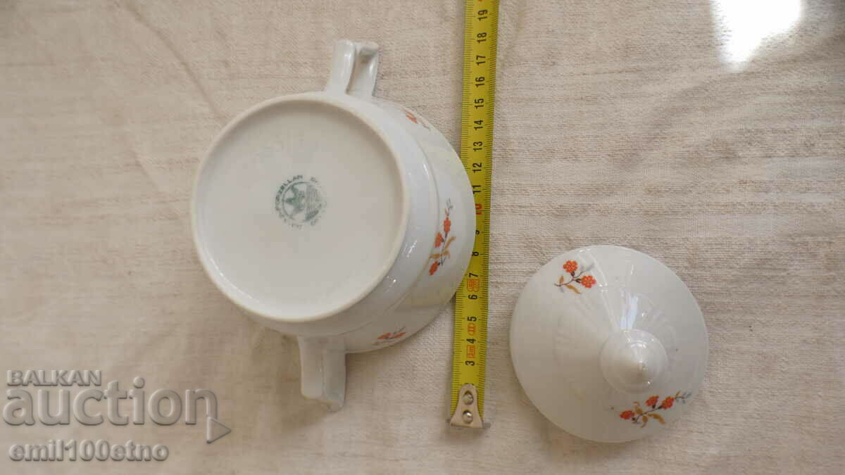 Красива захарница стар немски порцелан KAHLA - 7 Красива захарница стар немски порцелан KAHLA - 7