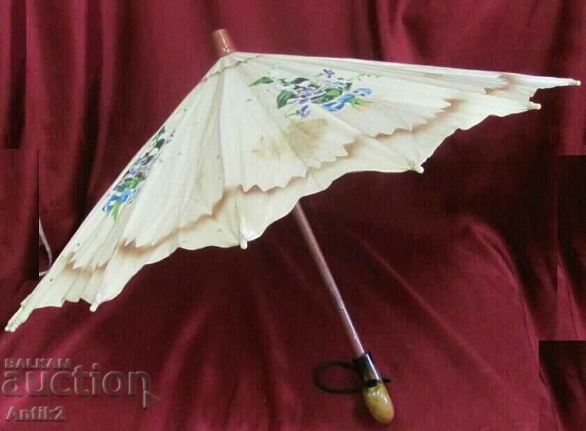Antique Children's Parasol - 5