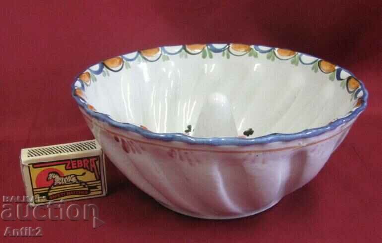 Antique Author Pottery Porcelain Cupcake Pan Germany - 7 Antique Author Pottery Porcelain Cupcake Pan Germany - 7