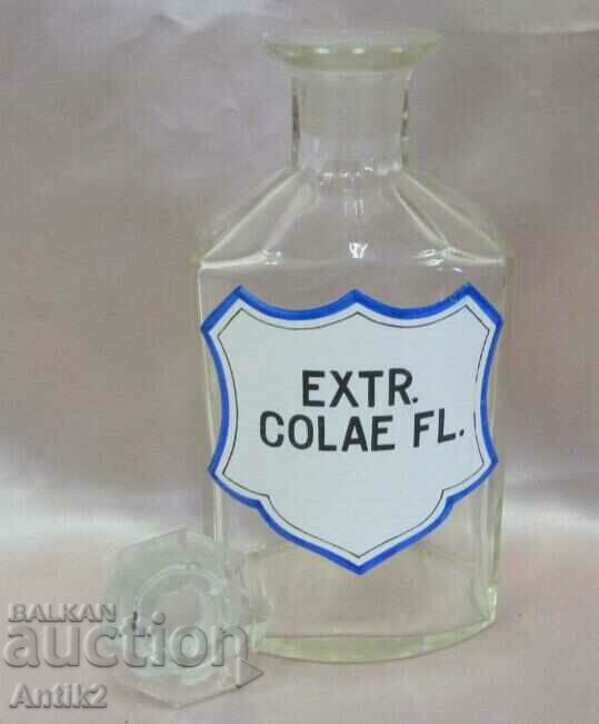 Auction 19th Century Apothecary Bottle Enamel Label Auction 19th Century Apothecary Bottle Enamel Label