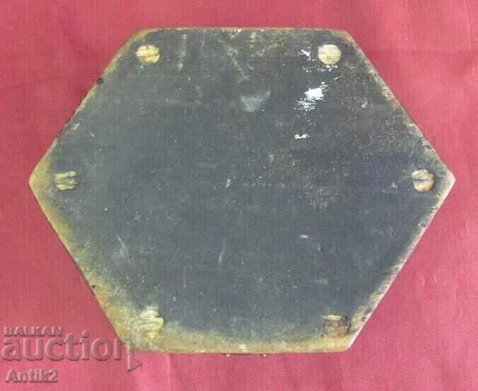 Cutie de bijuterii din lemn din secolul al XIX-lea Capac pictat manual - 6 Cutie de bijuterii din lemn din secolul al XIX-lea Capac pictat manual - 6