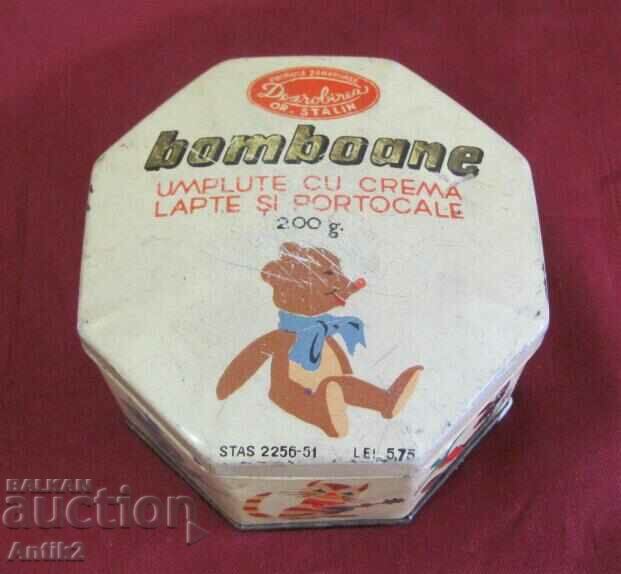 Παράδοση Μεταλλικό κουτί Vintich για παιδικά ζαχαρωτά Παράδοση Μεταλλικό κουτί Vintich για παιδικά ζαχαρωτά