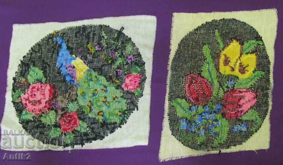 2 pcs. Antique Hand Sewn Tapestries - 7 2 pcs. Antique Hand Sewn Tapestries - 7