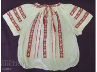 19th Century Folk Art Hand Embroidered Shirt, Blouse