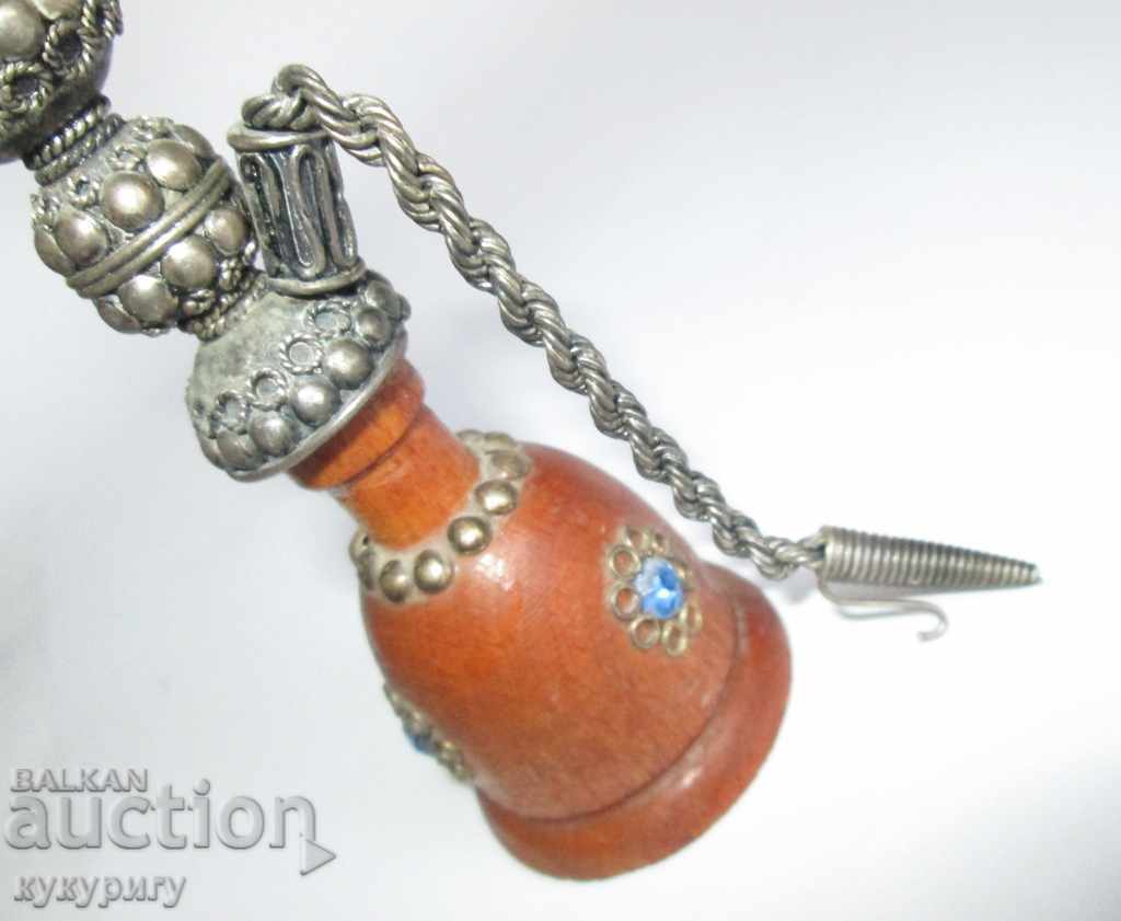 Delivery of Old small decorative hookah silver plated decoration