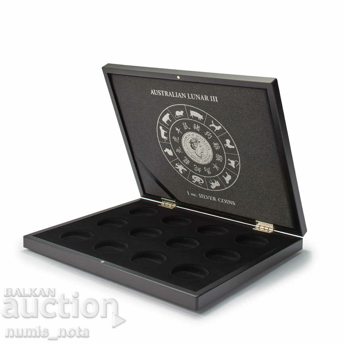 cutie de lux VOLTERRA pentru 12 monede " Lunar III "