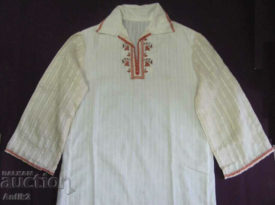 19th Century Folk Art Children's Shirt Silk Hem with price 120.00 BGN | € 61.36 19th Century Folk Art Children's Shirt Silk Hem with price 120.00 BGN | € 61.36
