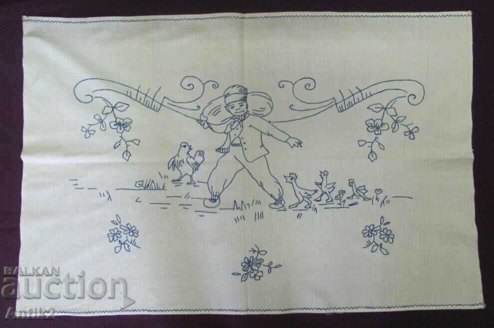 Antique Rug Hand Embroidery - 7