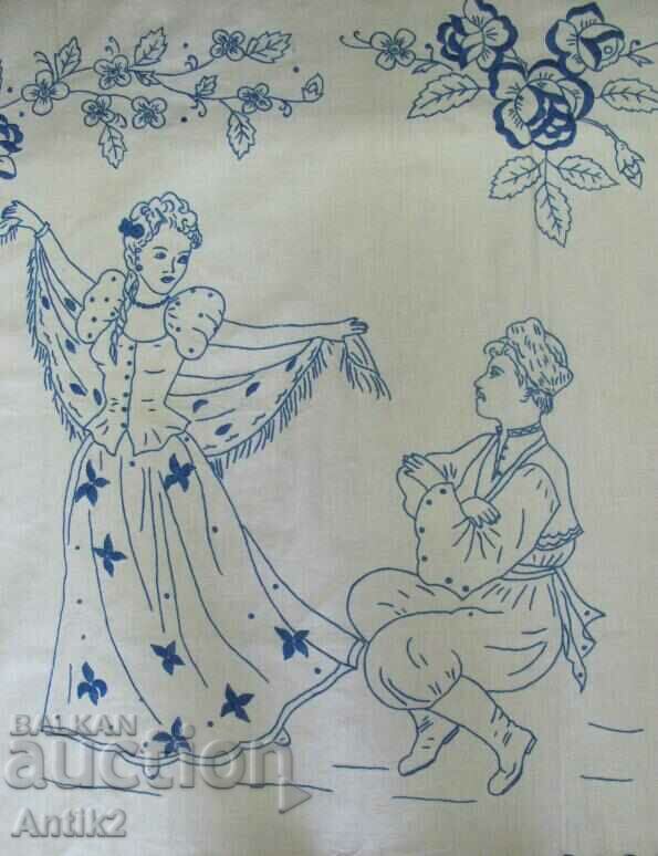 Delivery of Antique Rug Hand Embroidery Delivery of Antique Rug Hand Embroidery