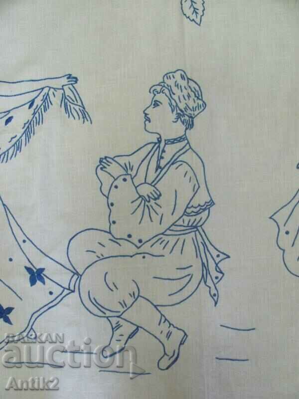 Antique Rug Hand Embroidery - 6 Antique Rug Hand Embroidery - 6