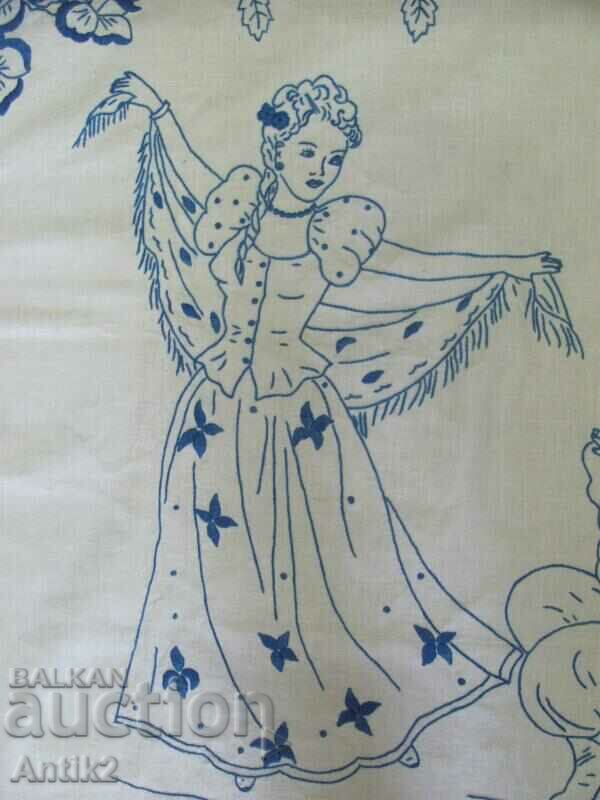 Antique Rug Hand Embroidery - 7 Antique Rug Hand Embroidery - 7