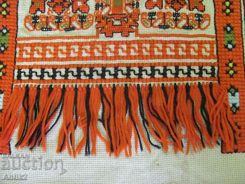 19th Century Hand Embroidered Cushion Motif - 5