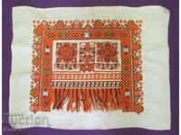 19th Century Hand Embroidered Cushion Motif