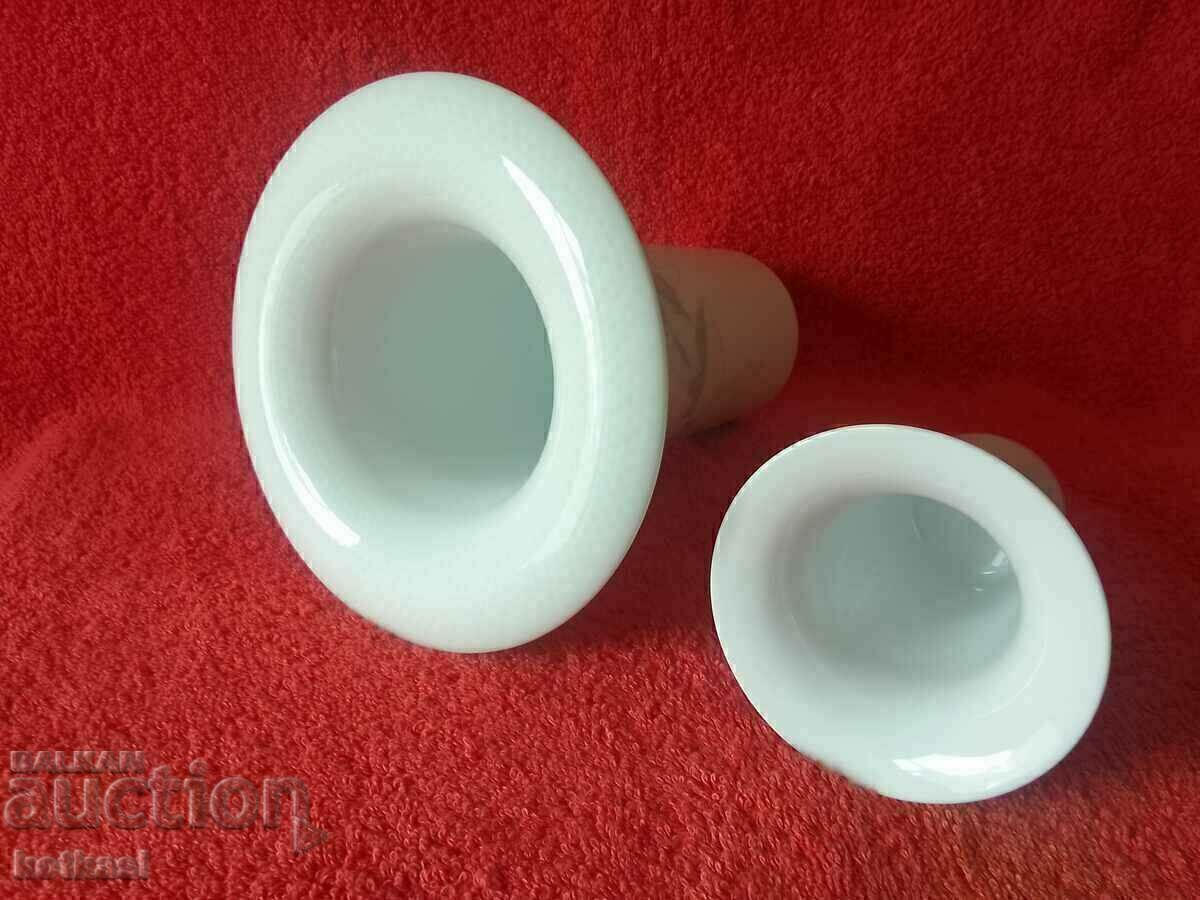 Auction Old Large Malacca Porcelain Vases signed Rosenthal Auction Old Large Malacca Porcelain Vases signed Rosenthal