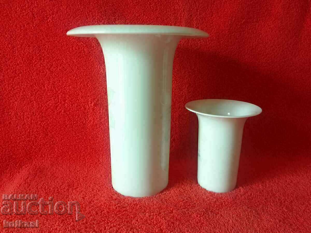 Old Large Malacca Porcelain Vases signed Rosenthal - 6 Old Large Malacca Porcelain Vases signed Rosenthal - 6