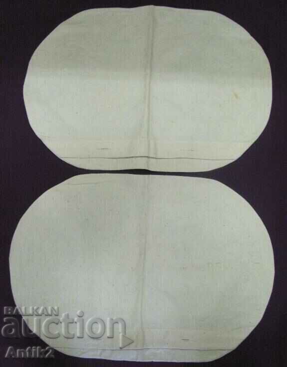 Auction  Antique Hand Embroidered Pillows 2 pcs.-First Kiss