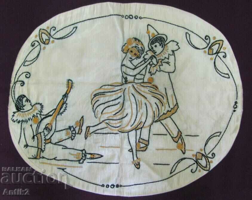 Husa de perna antica brodata manual - 7 Husa de perna antica brodata manual - 7