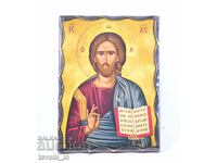 O copie exactă a unei icoane antice bizantine, realizată manual
