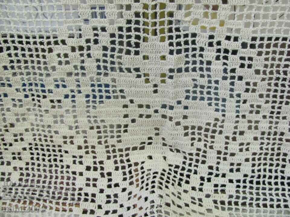 Antique Large Woolen Bedspread 2.40x2.00m. - 6