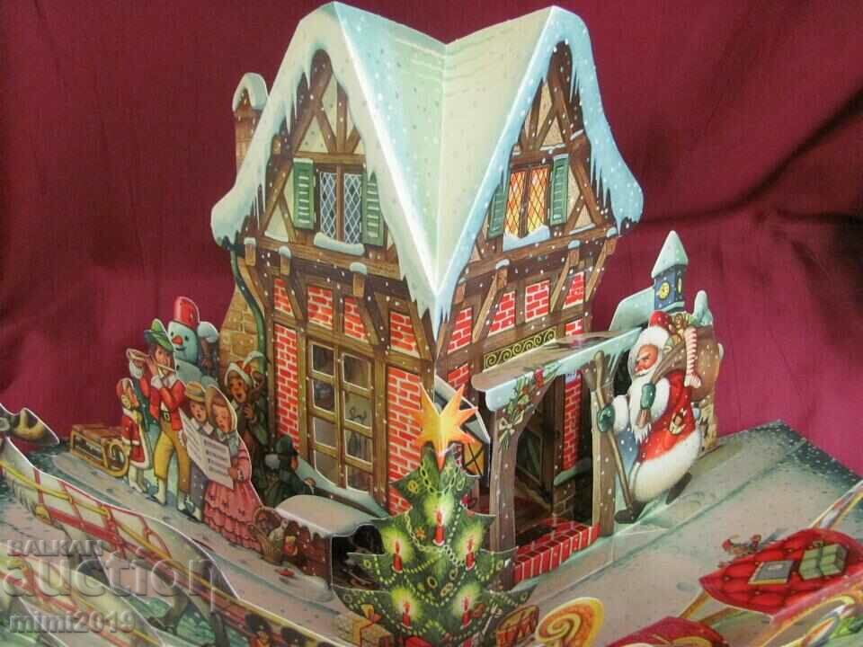 Auction 1960 Children's Book Cube-Christmas 3D Auction 1960 Children's Book Cube-Christmas 3D