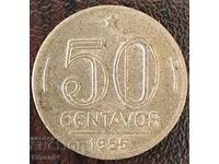 50 centavos 1955, Βραζιλία