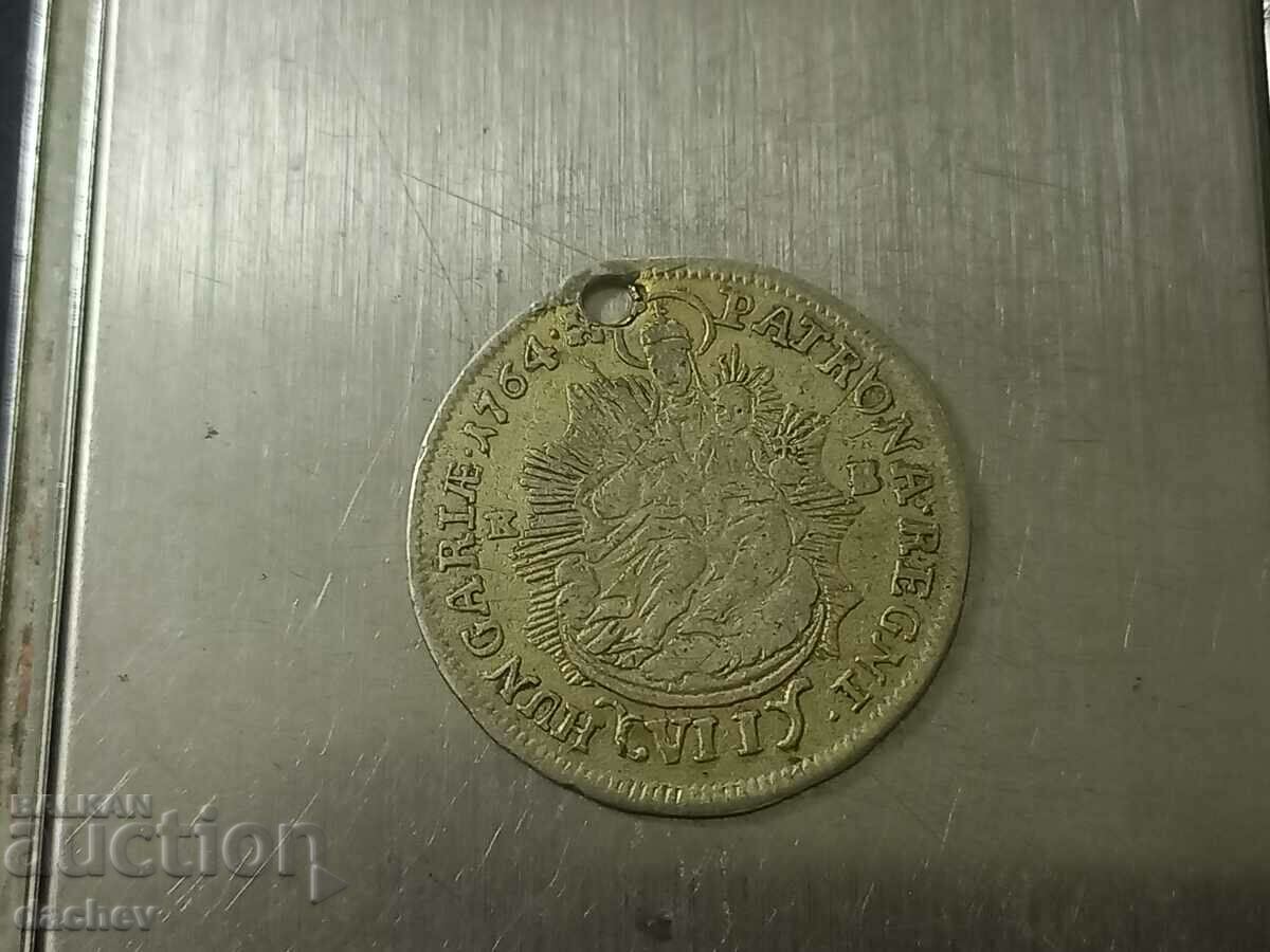 Rare Silver Coin Hungary 10 Kreuzer Austria-Hungary 1764 with price 55.00 BGN | € 28.12 Rare Silver Coin Hungary 10 Kreuzer Austria-Hungary 1764 with price 55.00 BGN | € 28.12