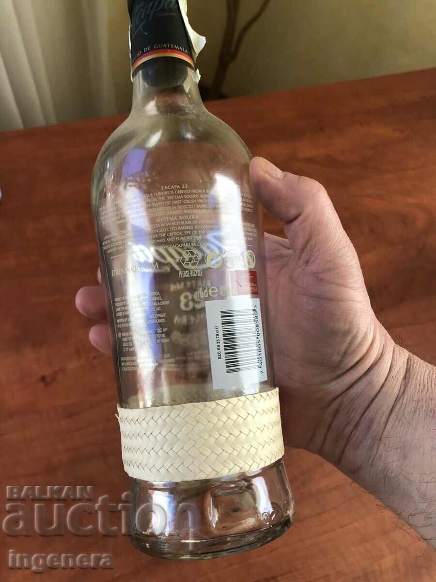 RUM GLASS BOTTLE BOTTLE with price 9.00 BGN | € 4.60