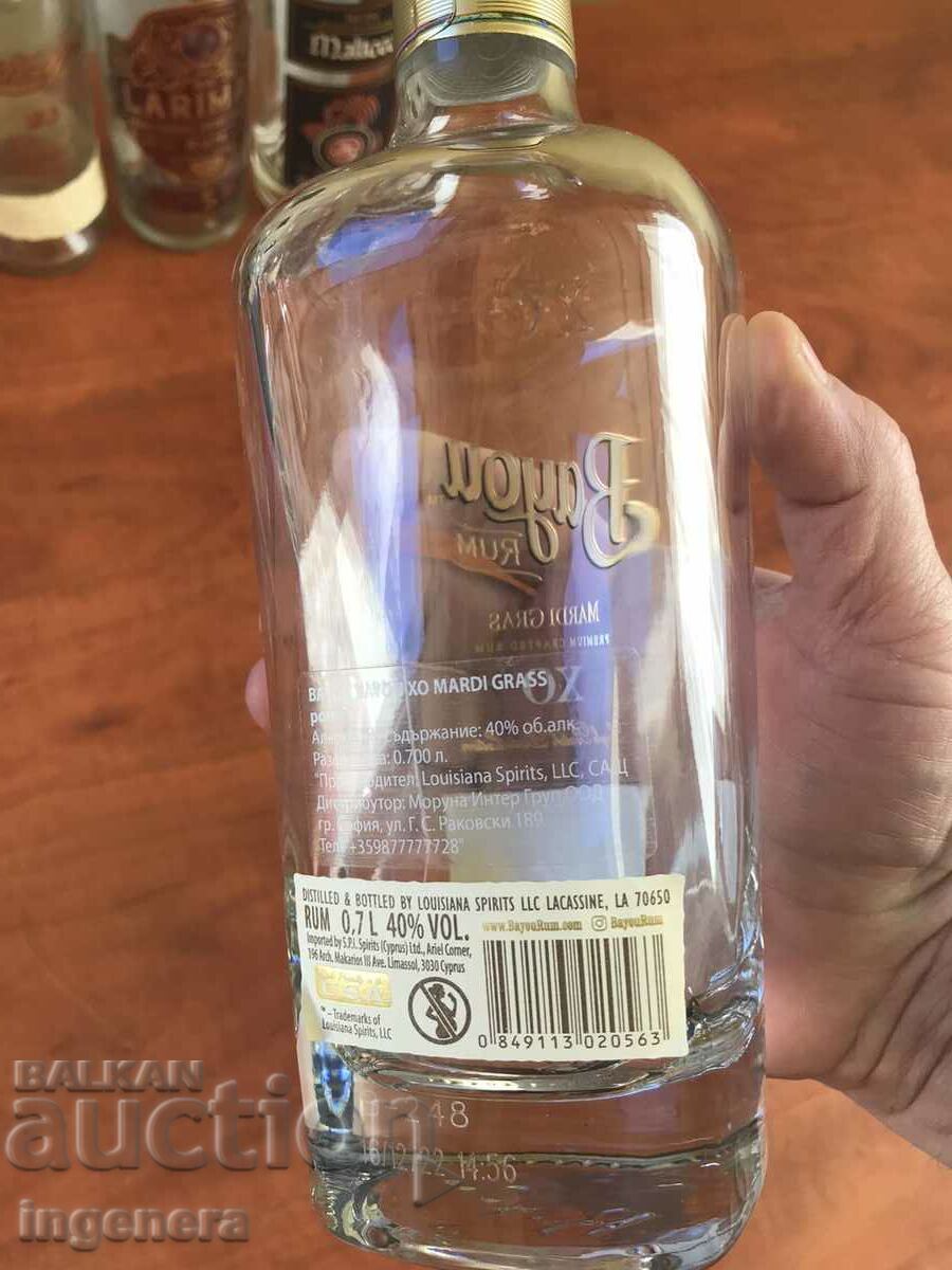 RUM GLASS BOTTLE BOTTLE with price 9.00 BGN | € 4.60 RUM GLASS BOTTLE BOTTLE with price 9.00 BGN | € 4.60