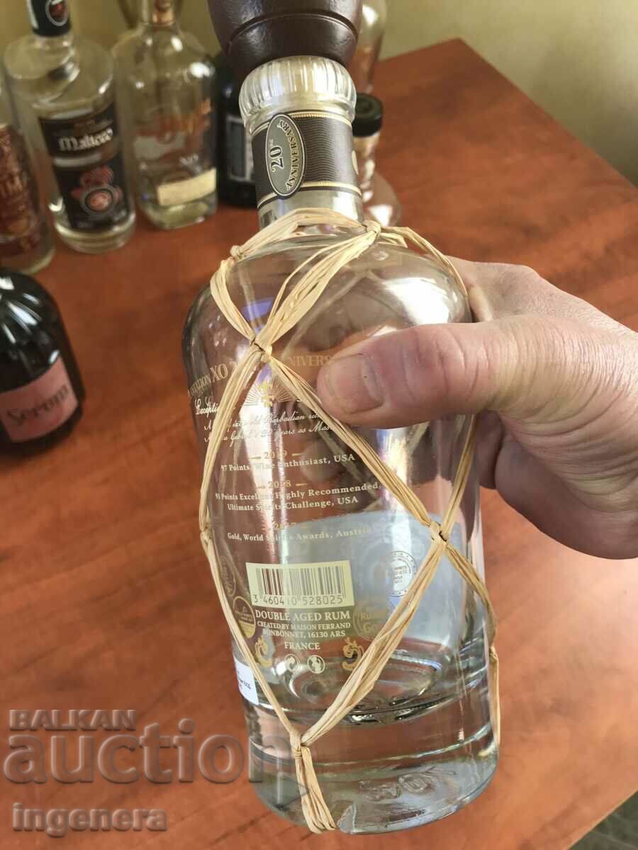 RUM GLASS BOTTLE BOTTLE with price 9.00 BGN | € 4.60 RUM GLASS BOTTLE BOTTLE with price 9.00 BGN | € 4.60