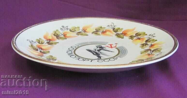 Auction  Vintich Porcelain Wall Plate USSR