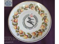 Vintich Porcelain Wall Plate USSR