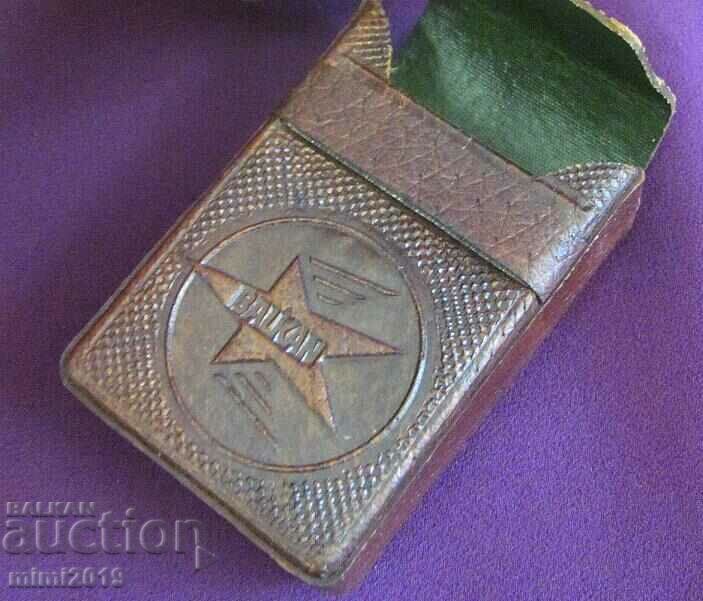 Auction Vintich Leather Case for Cigarettes BG.BALKAN Auction Vintich Leather Case for Cigarettes BG.BALKAN